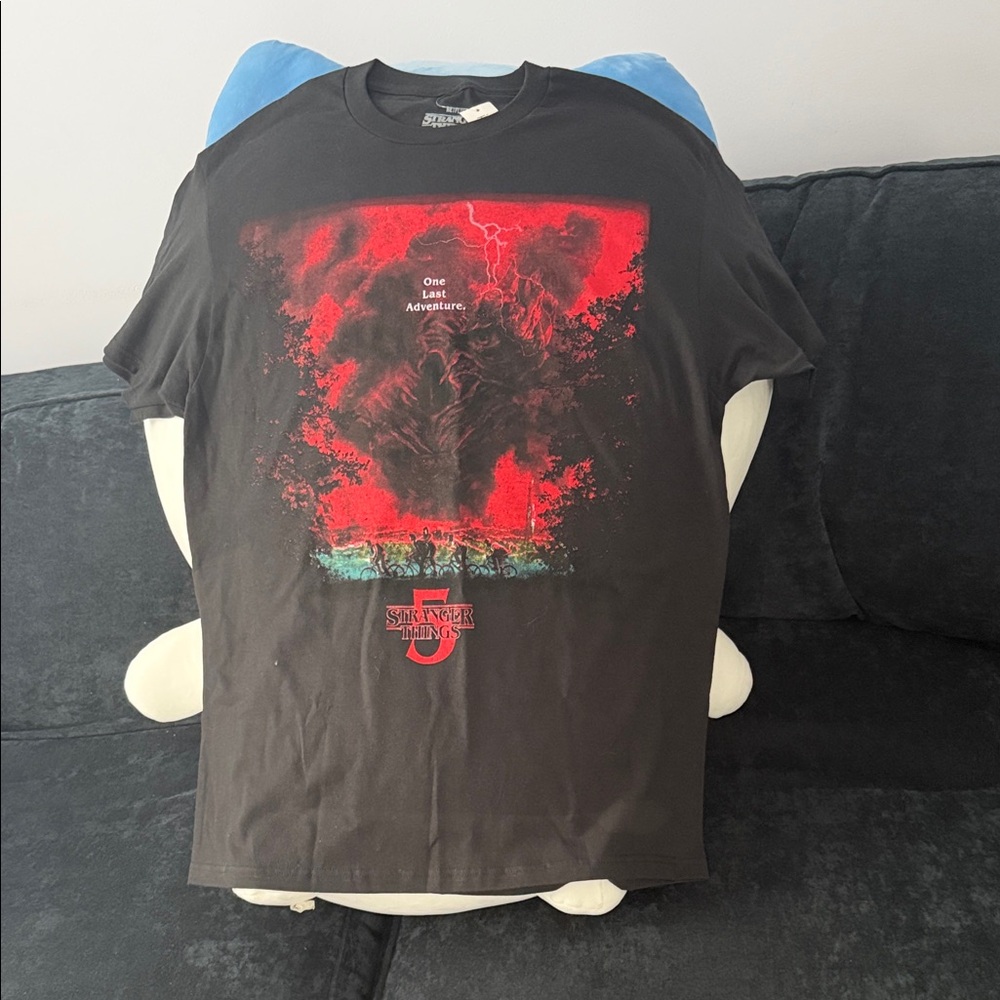 Stranger Things Black Graphic Tee